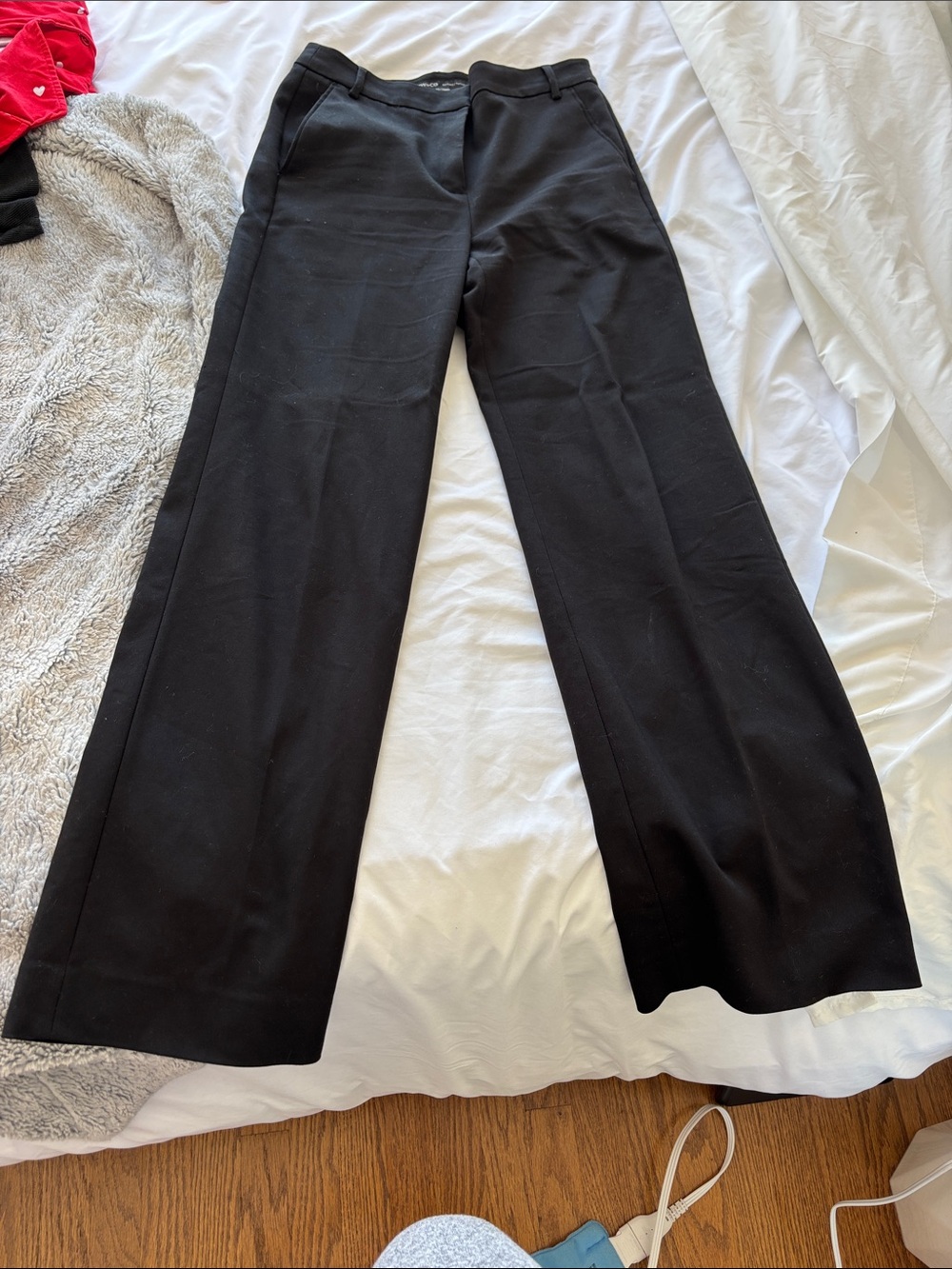 RW&CO Black Wide-Leg Women's Pants